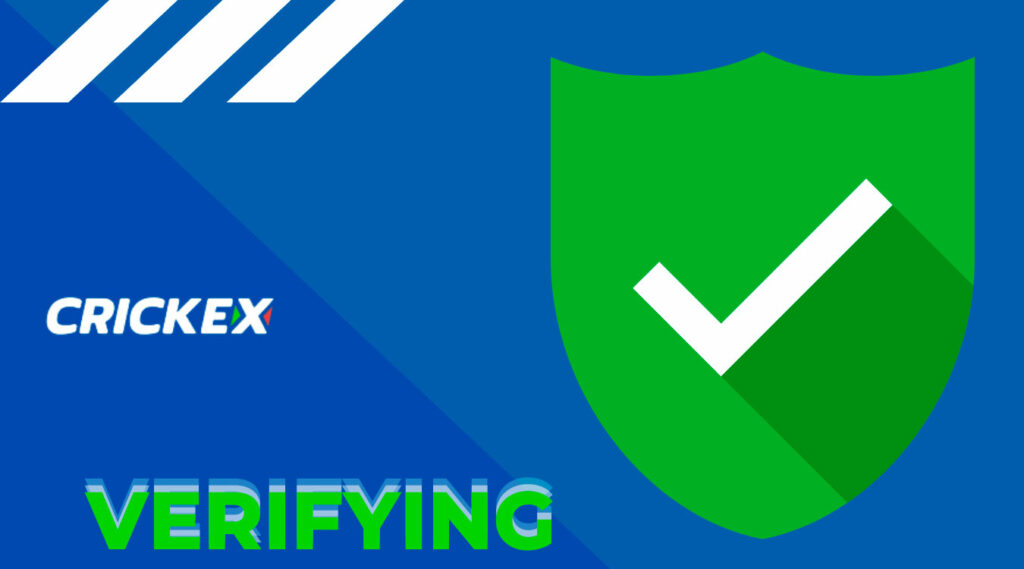 Crickex verification is required to identify the user